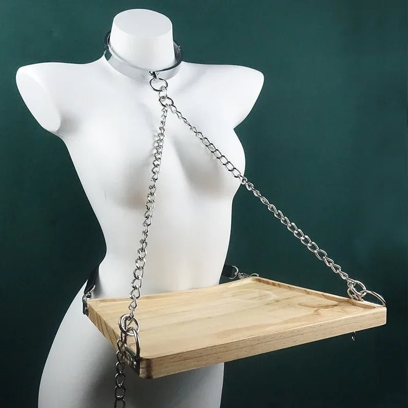 Plateau Cendrier Collier Boule Bâillon pour Couples Accessoires Intimes - IVOIRART.COM