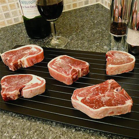 Plateau de Décongélation Rapide en Aluminium pour Cuisine - Dégel Express - IVOIRART.COM