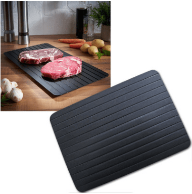 Plateau de Décongélation Rapide en Aluminium pour Cuisine - Dégel Express - IVOIRART.COM