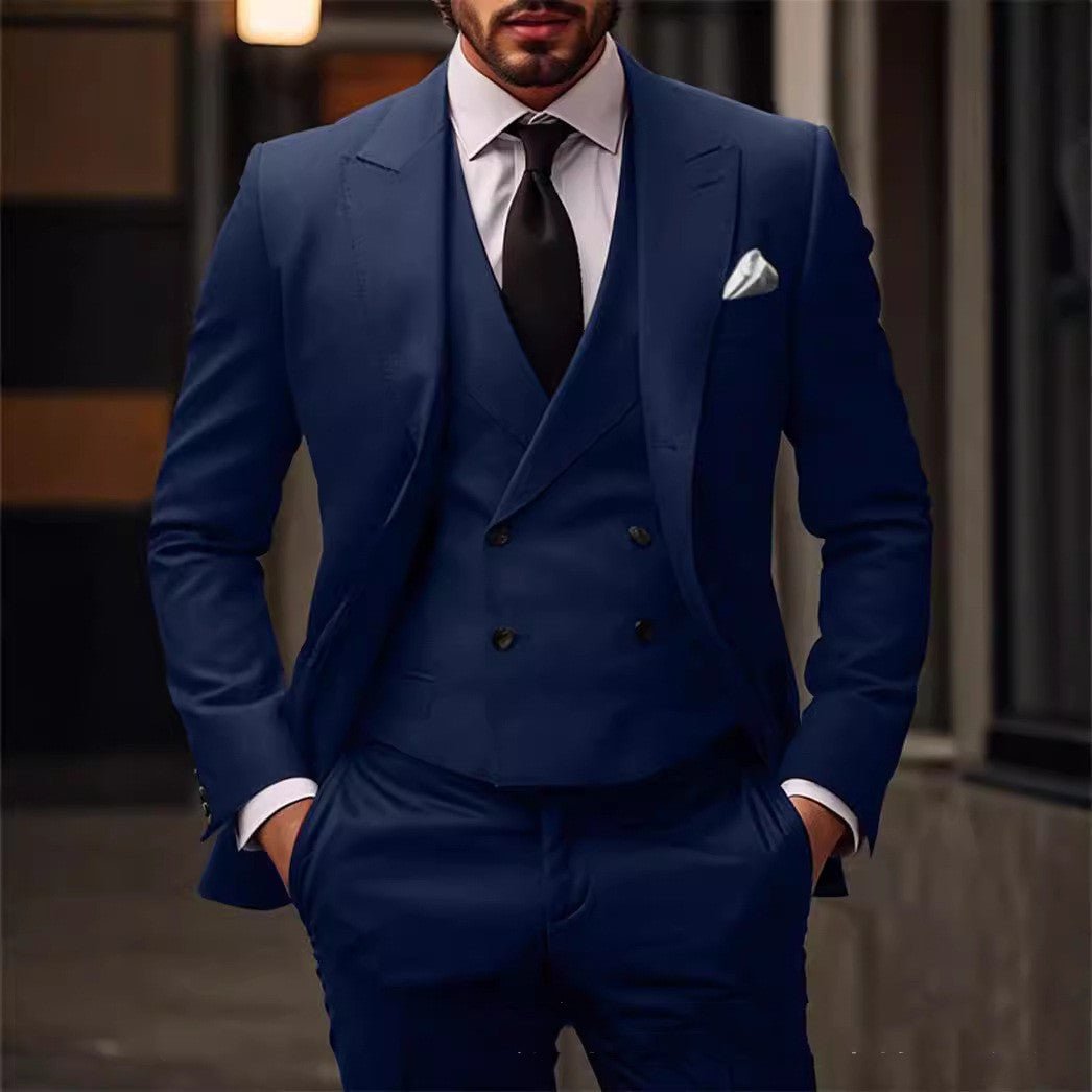 Plus Size Suit Three-piece Dress Suit - IVOIRART.COM