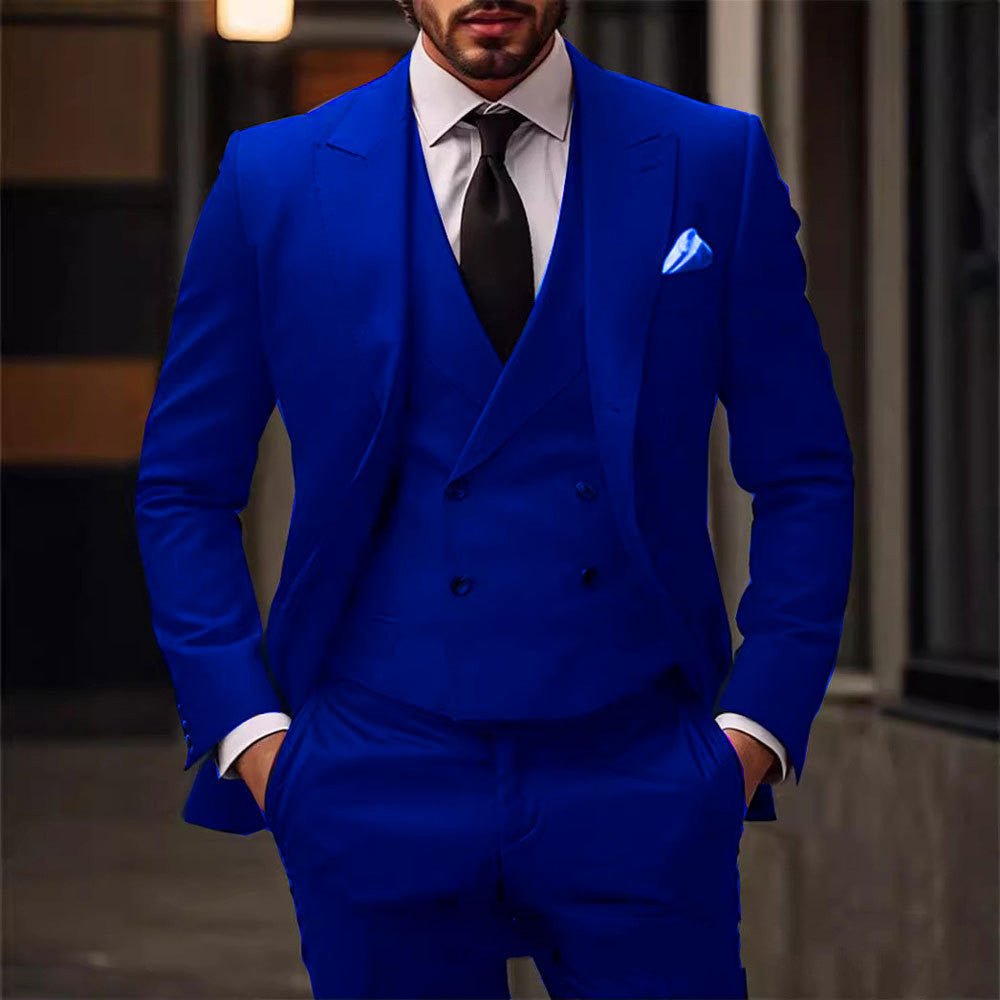 Plus Size Suit Three-piece Dress Suit - IVOIRART.COM