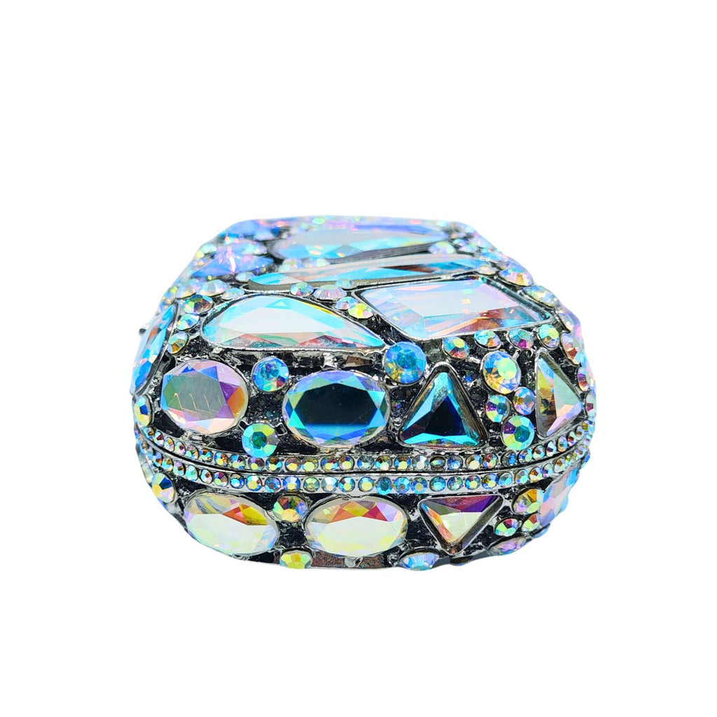 Pochette Femme Encrustée de Diamants en Verre pour Soirée Élégante - IVOIRART.COM