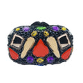 Pochette Femme Encrustée de Diamants en Verre pour Soirée Élégante - IVOIRART.COM
