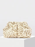 Pochette femme style marocain en sequins polyester coussin — élégante et unique - IVOIRART.COM
