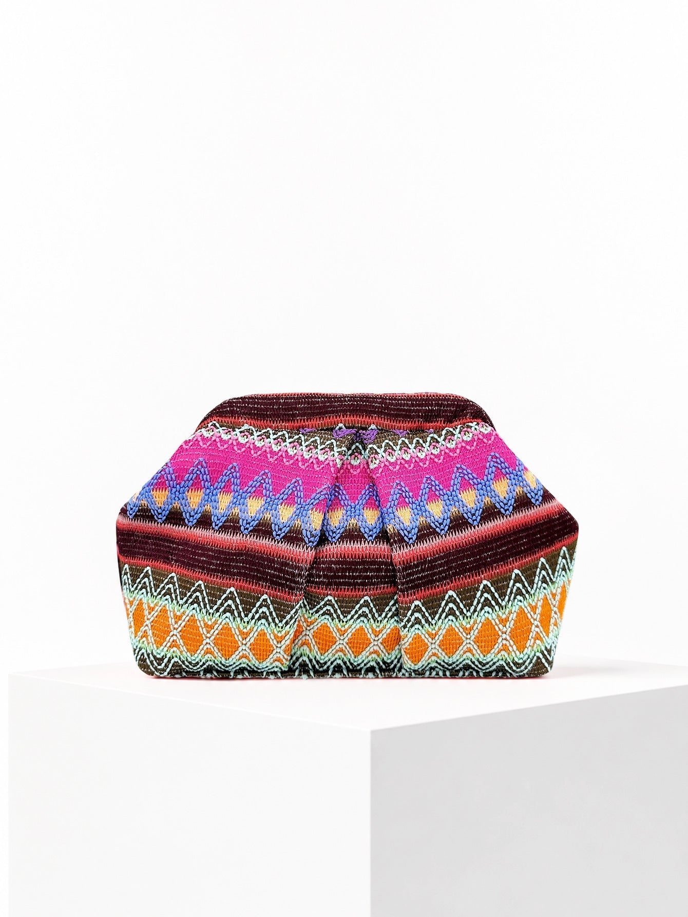 Pochette femme style marocain en sequins polyester coussin — élégante et unique - IVOIRART.COM