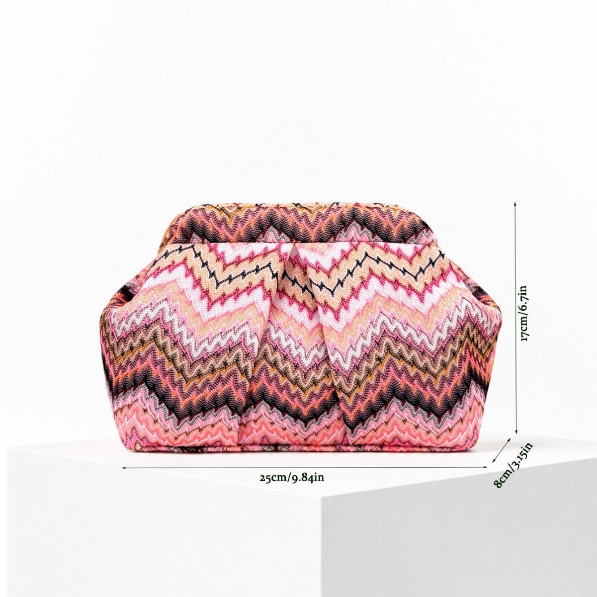 Pochette femme style marocain en sequins polyester coussin — élégante et unique - IVOIRART.COM