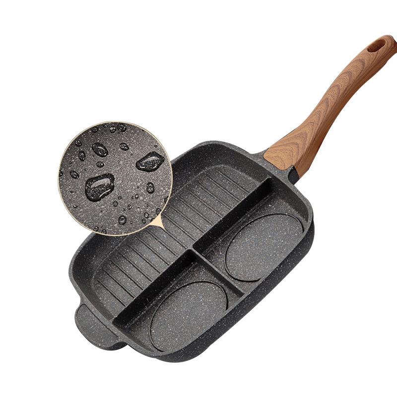 Poêle multifonction Maifanshi pour steak frit et omelette - Compatible induction, antiadhésive - IVOIRART.COM