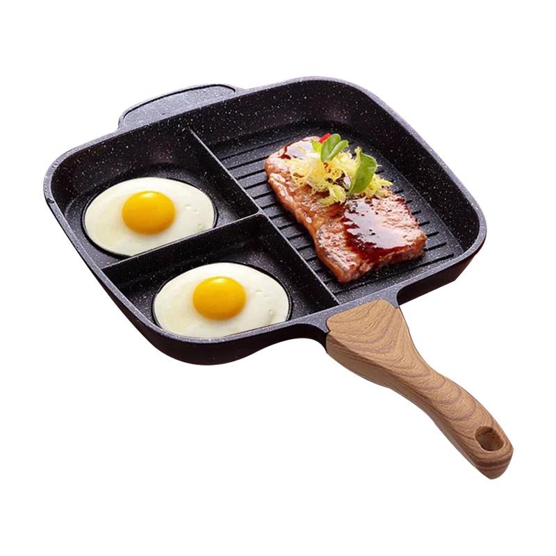 Poêle multifonction Maifanshi pour steak frit et omelette - Compatible induction, antiadhésive - IVOIRART.COM