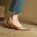 Pointed Toe Shallow Mouth All-match Commute Work Shoes - IVOIRART.COM