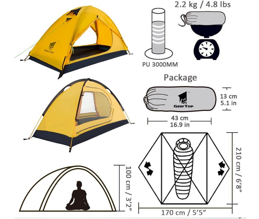 Polyester Outdoors Camping Picnic Couples Out In Tents - IVOIRART.COM