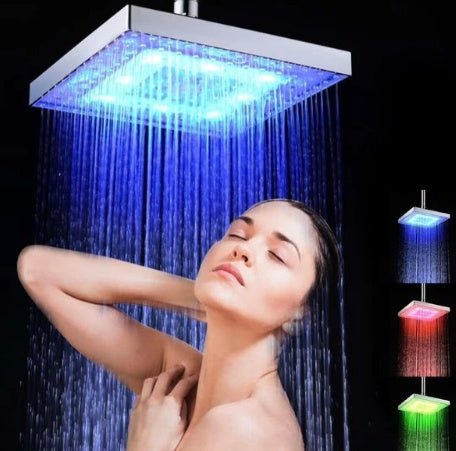Pommeau de douche lumineux à changement de couleur pour une expérience unique - IVOIRART.COM