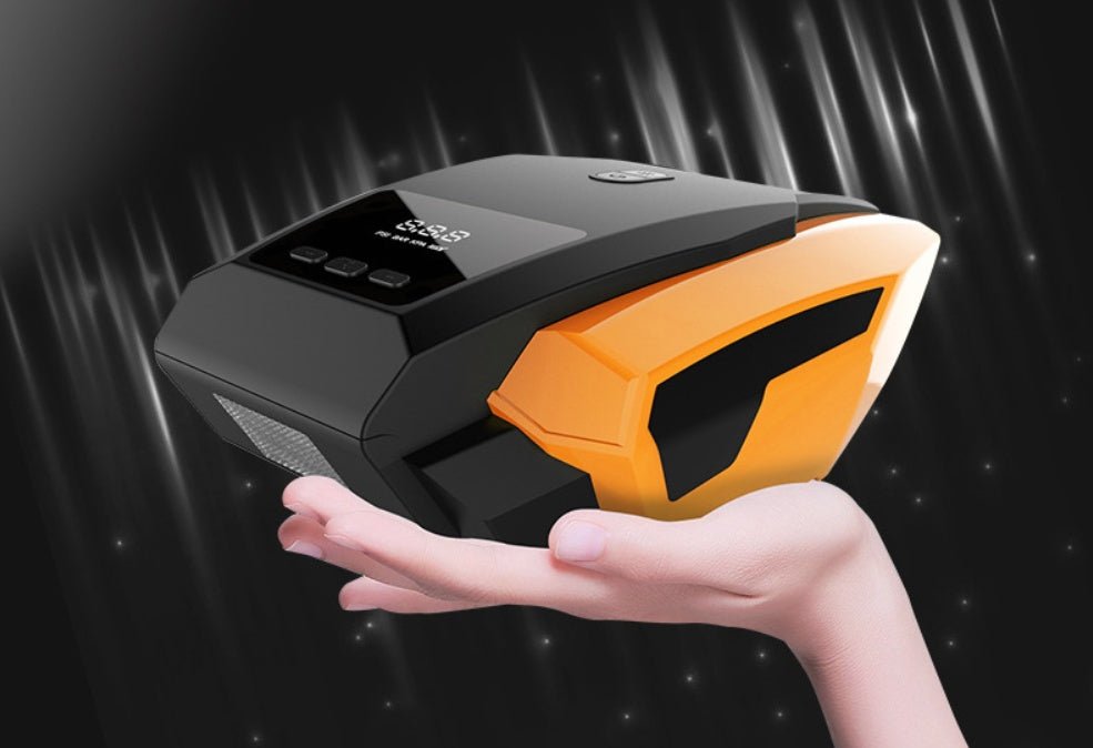 Pompe à air portative pour voiture avec écran digital, pression réglable 150 PSI - IVOIRART.COM