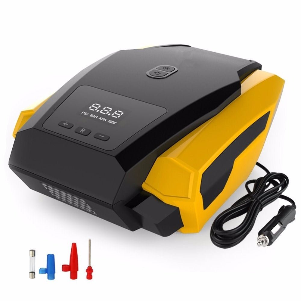 Pompe à air portative pour voiture avec écran digital, pression réglable 150 PSI - IVOIRART.COM