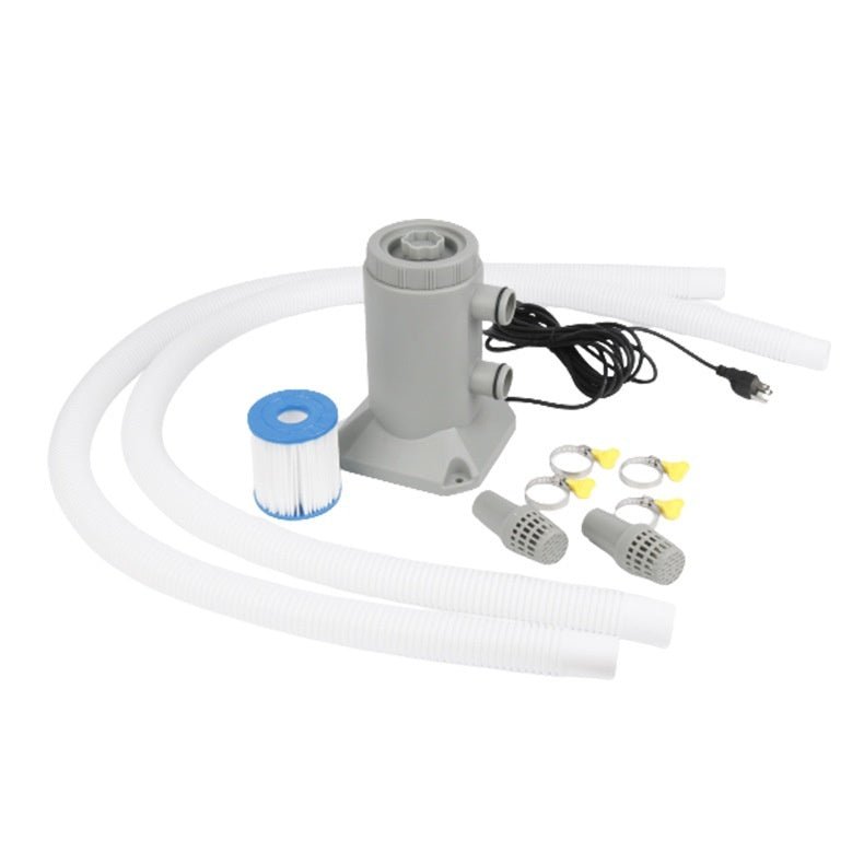 Pompe de nettoyage piscine 530 GPH avec filtration et circulation intégrée - IVOIRART.COM