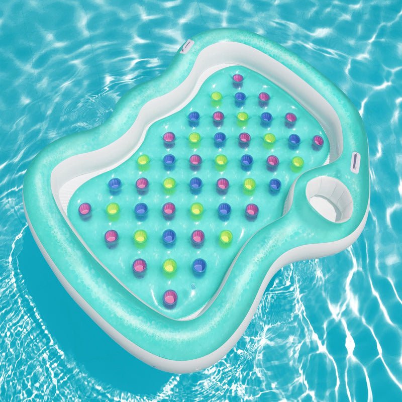 Pool Float Inflatable Boat Double-people Swimming Float Adult Swim Air Mattresses Ring Summer Water Toy - IVOIRART.COM