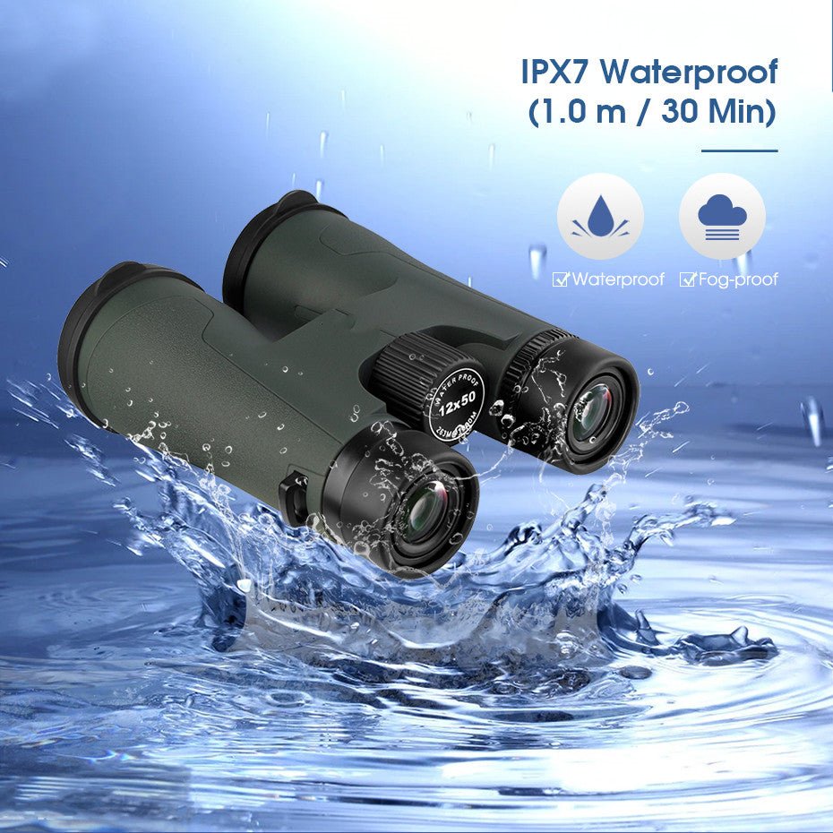 Portable 12x50 IPX7 Waterproof SA203 Binoculars - IVOIRART.COM