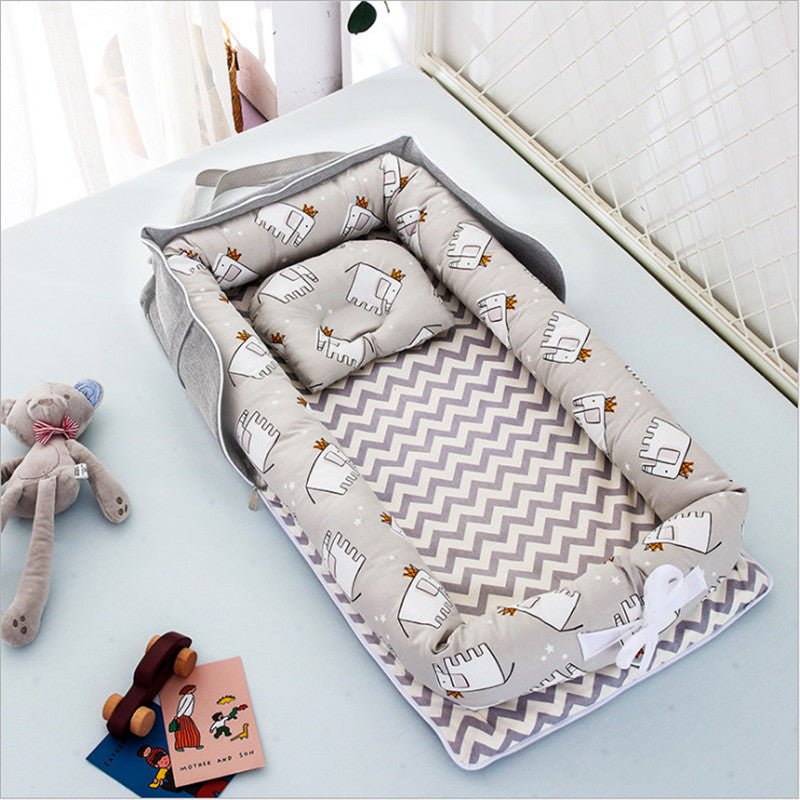 Portable Bed-in-bed Newborn Baby Bed Anti-startle Uterus Bionic Bed - IVOIRART.COM