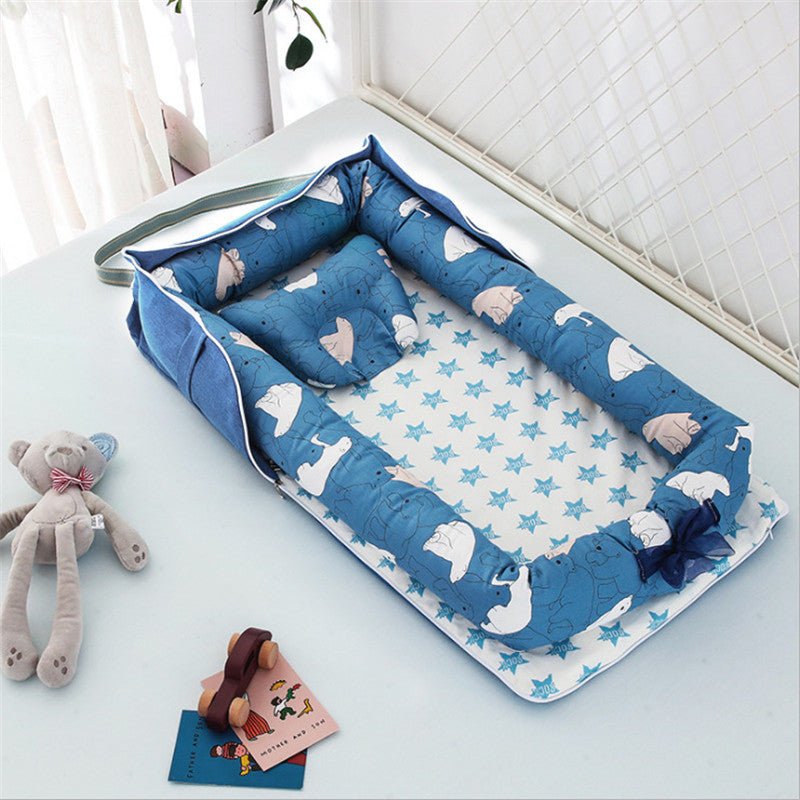 Portable Bed-in-bed Newborn Baby Bed Anti-startle Uterus Bionic Bed - IVOIRART.COM