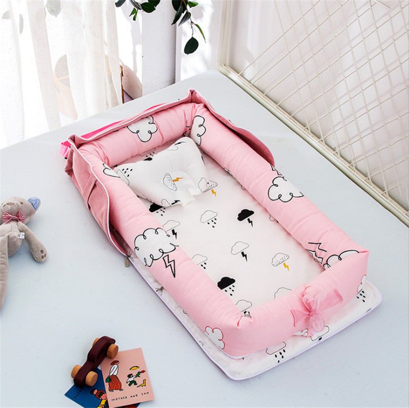 Portable Bed-in-bed Newborn Baby Bed Anti-startle Uterus Bionic Bed - IVOIRART.COM
