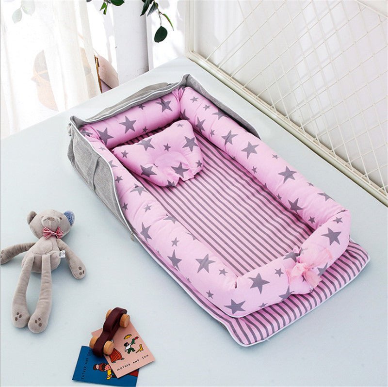 Portable Bed-in-bed Newborn Baby Bed Anti-startle Uterus Bionic Bed - IVOIRART.COM
