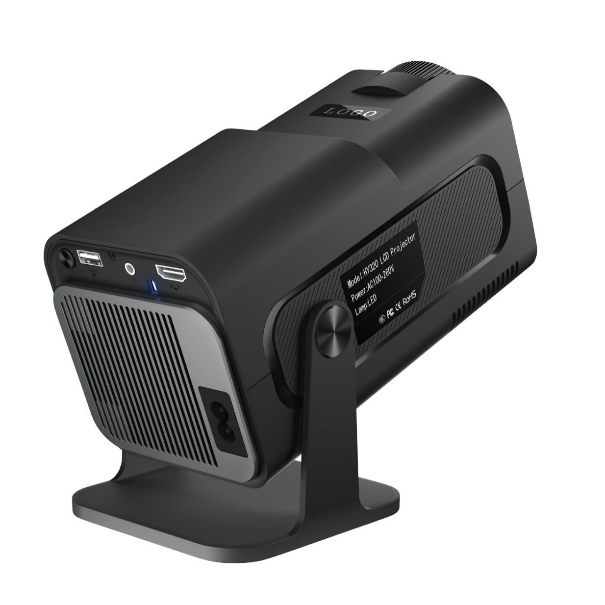 Portable Projector Small Straight Household - IVOIRART.COM