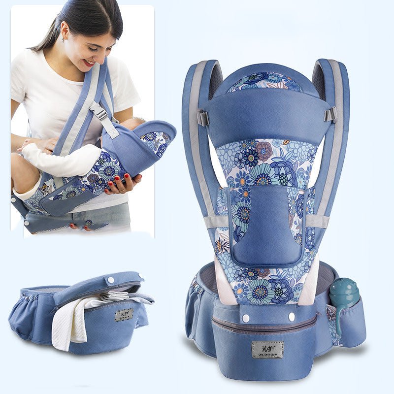 Porte - Bébé Ergonomique 3 - en - 1 avec Siège de Hanche, Kangourou et Écharpe Frontale - IVOIRART.COM