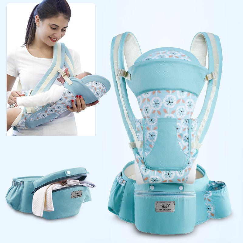 Porte - Bébé Ergonomique 3 - en - 1 avec Siège de Hanche, Kangourou et Écharpe Frontale - IVOIRART.COM
