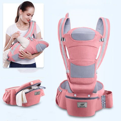 Porte - Bébé Ergonomique 3 - en - 1 avec Siège de Hanche, Kangourou et Écharpe Frontale - IVOIRART.COM