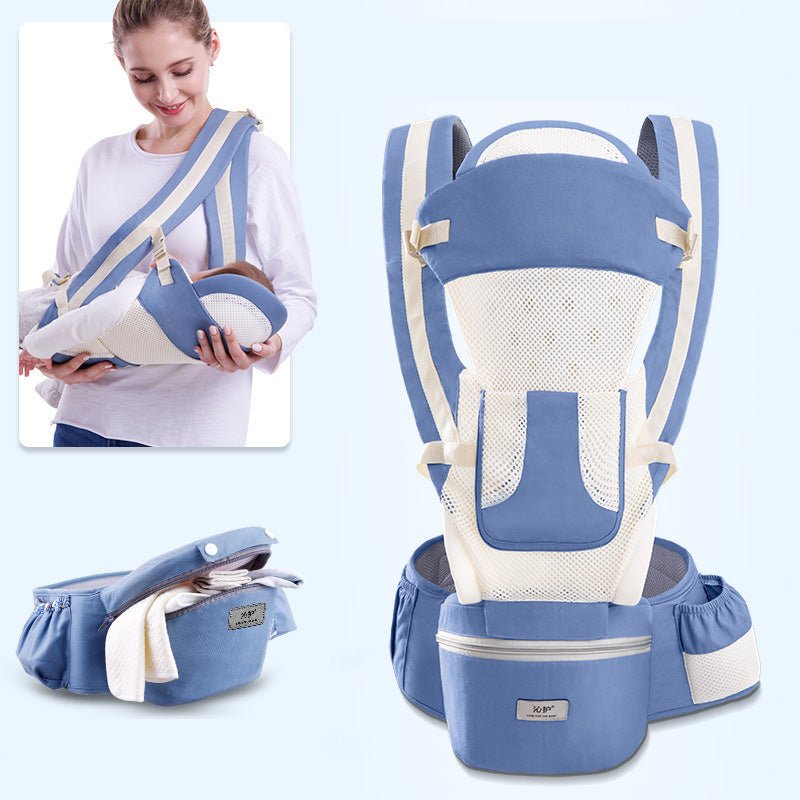 Porte - Bébé Ergonomique 3 - en - 1 avec Siège de Hanche, Kangourou et Écharpe Frontale - IVOIRART.COM