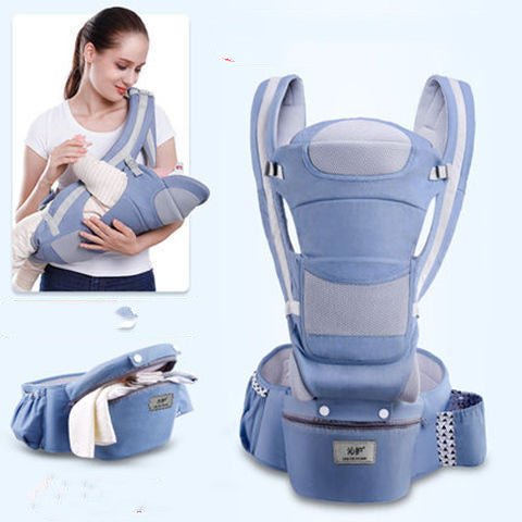 Porte - Bébé Ergonomique 3 - en - 1 avec Siège de Hanche, Kangourou et Écharpe Frontale - IVOIRART.COM