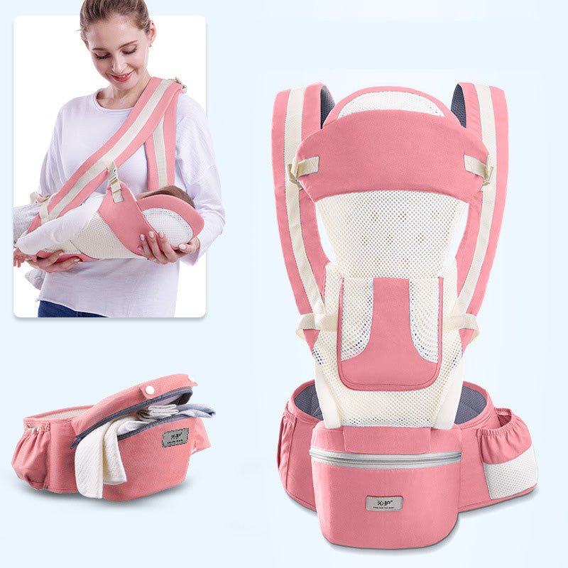 Porte - Bébé Ergonomique 3 - en - 1 avec Siège de Hanche, Kangourou et Écharpe Frontale - IVOIRART.COM