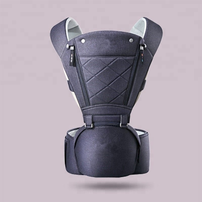 Porte-bébé ergonomique avec siège à la taille, sac à dos naturel pour bébé toutes saisons, design moderne et unisexe, 4 couleurs tendance - IVOIRART.COM