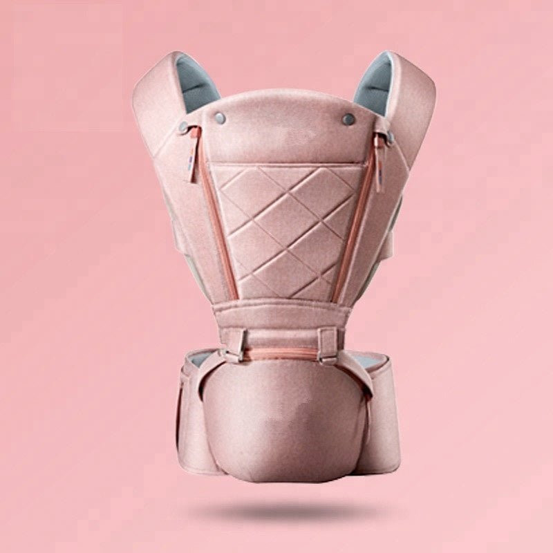 Porte-bébé ergonomique avec siège à la taille, sac à dos naturel pour bébé toutes saisons, design moderne et unisexe, 4 couleurs tendance - IVOIRART.COM