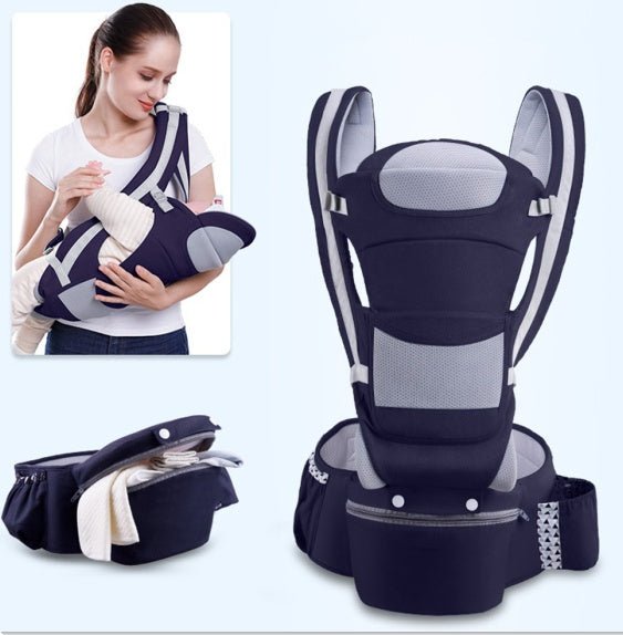 Porte-bébé multifonction avec tabouret de taille respirant pour nouveau-nés - IVOIRART.COM