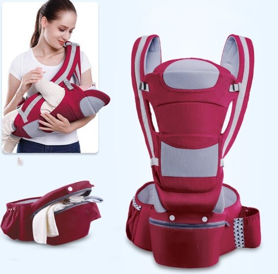 Porte-bébé multifonction avec tabouret de taille respirant pour nouveau-nés - IVOIRART.COM