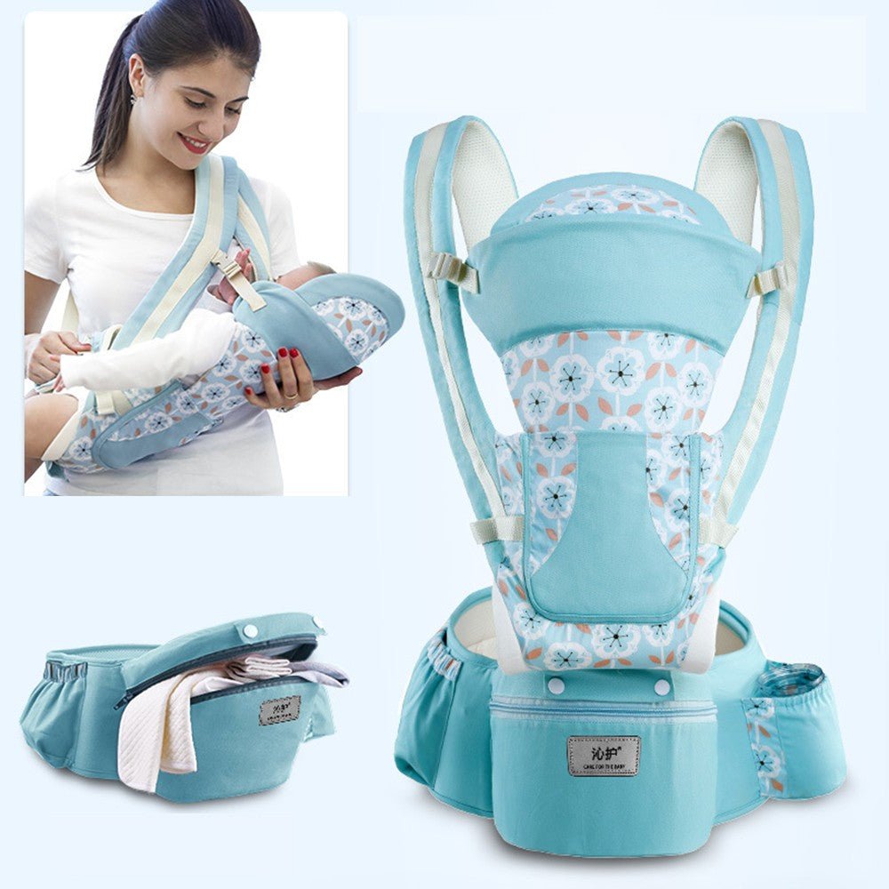 Porte-bébé multifonction avec tabouret de taille respirant pour nouveau-nés - IVOIRART.COM