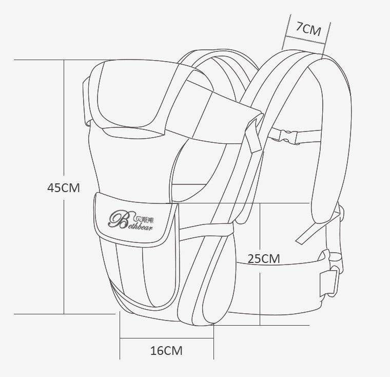Porte - bébés Double Épaule pour Mère et Enfant - Accessoires de Voyage Pratiques - IVOIRART.COM