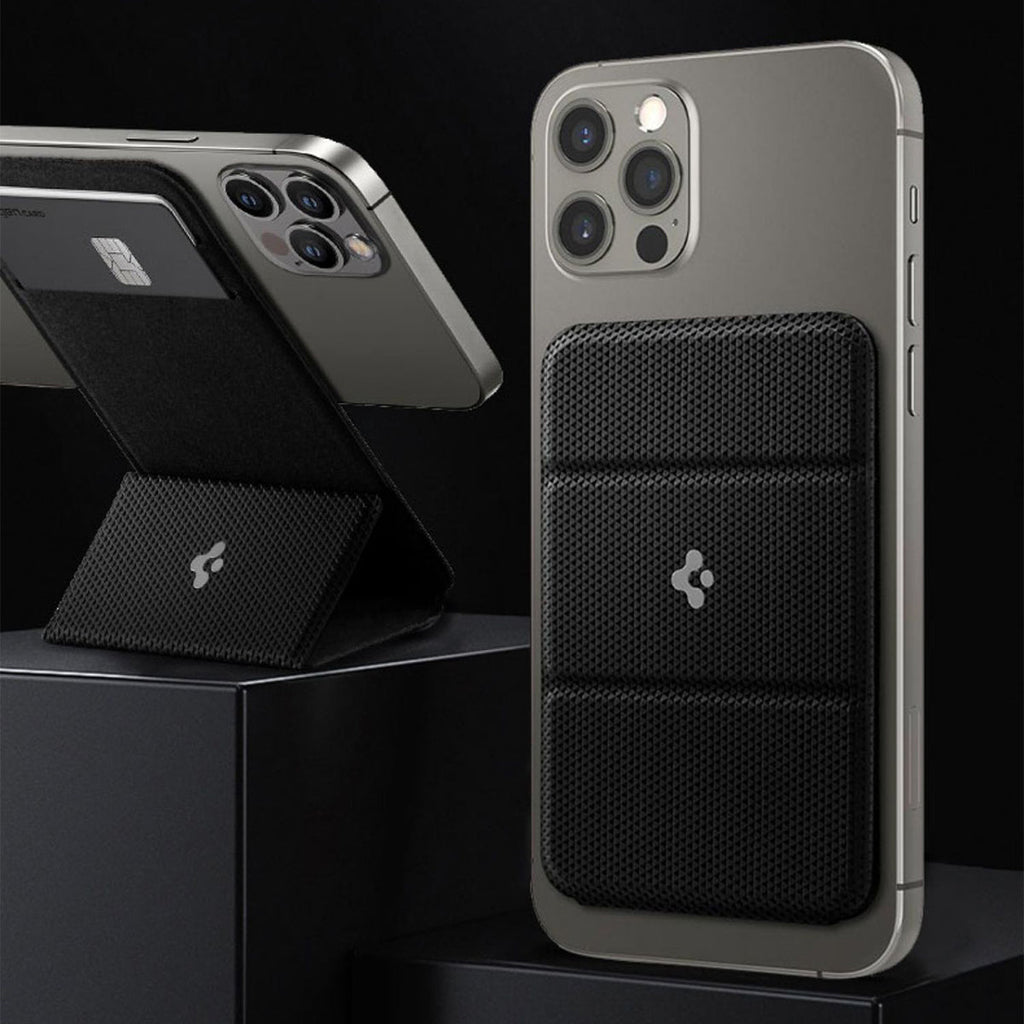 Porte - cartes magnétique avec support mobile et accessoires pour iPhone - IVOIRART.COM