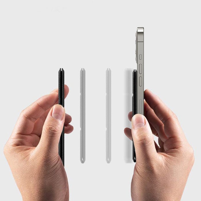 Porte - cartes magnétique avec support mobile et accessoires pour iPhone - IVOIRART.COM