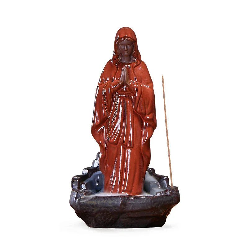 Porte - Encens Original Jésus en Porcelaine émaillée au style européen décoratif - IVOIRART.COM