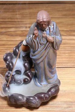 Porte - Encens Original Jésus en Porcelaine émaillée au style européen décoratif - IVOIRART.COM