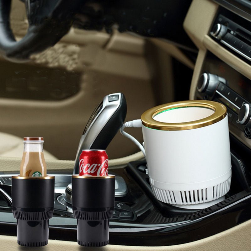 Porte-gobelet Chauffant et Refroidissant pour Voiture, Maintient Boissons Chaudes - IVOIRART.COM