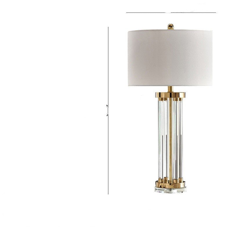 Postmodern Luxury Crystal Column Study Living Room - IVOIRART.COM