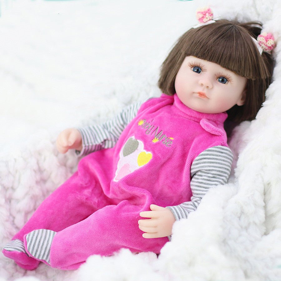 Poupée Douce en Vinyle Jouet Éducatif pour Enfants Taille 42 cm Q Baby - IVOIRART.COM