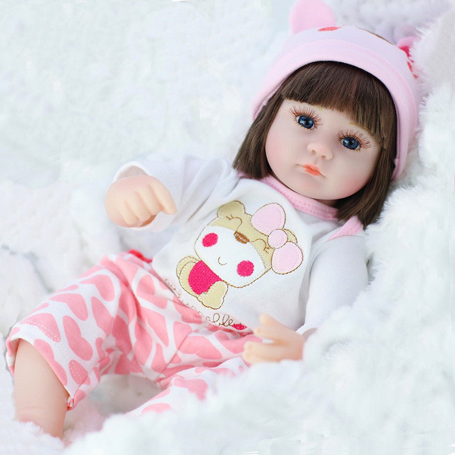 Poupée Douce en Vinyle Jouet Éducatif pour Enfants Taille 42 cm Q Baby - IVOIRART.COM