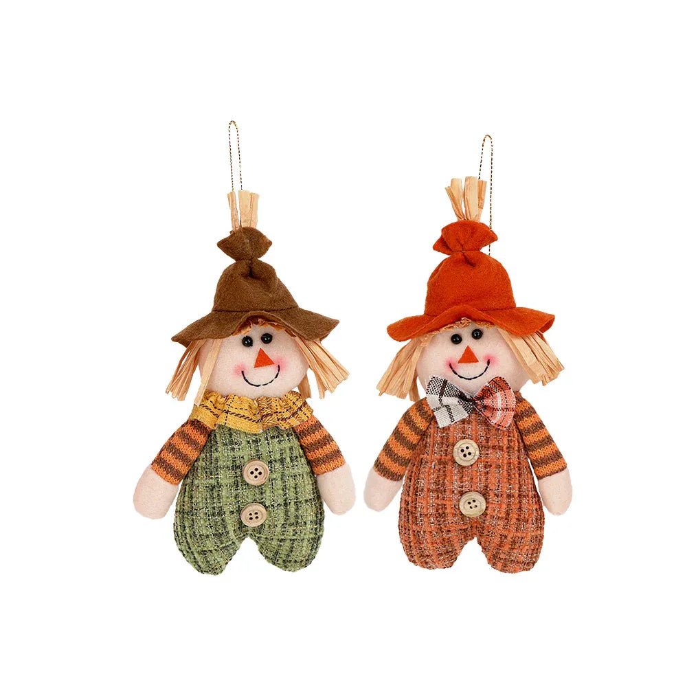 Poupée Épouvantail pour Décoration Suspendue Maison Saison des Récoltes Automne - IVOIRART.COM