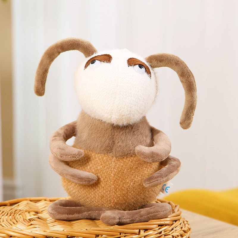Poupée Reine Simulation Mignonne Fourmi Petit Animal En Peluche Douce 25 cm - IVOIRART.COM