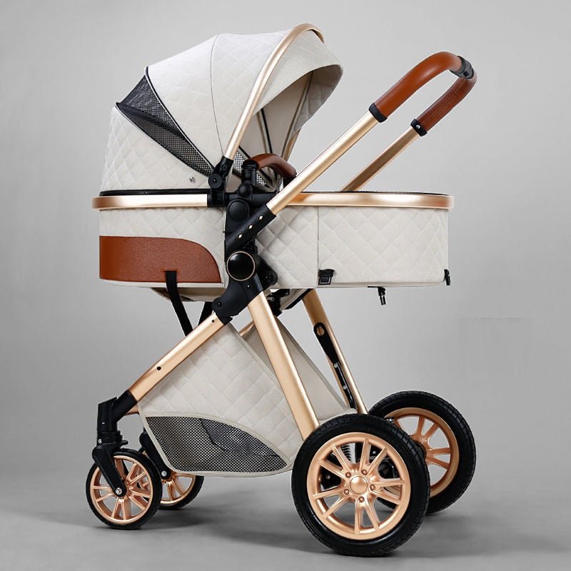 Poussette à vue surélevée pour un confort optimal, facile à asseoir, robuste et élégante - IVOIRART.COM