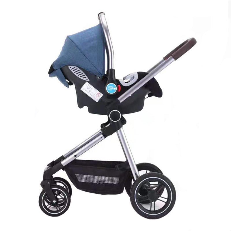 Poussette à vue surélevée pour un confort optimal, facile à asseoir, robuste et élégante - IVOIRART.COM
