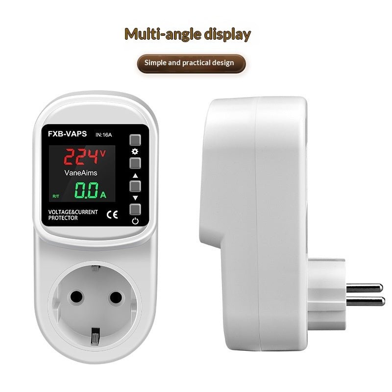 Prise de protection auto-réarmable surtension/sous-tension pour climatiseur 3500W - IVOIRART.COM
